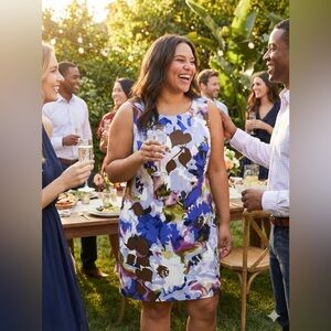 Vibrant Floral Midi Dress